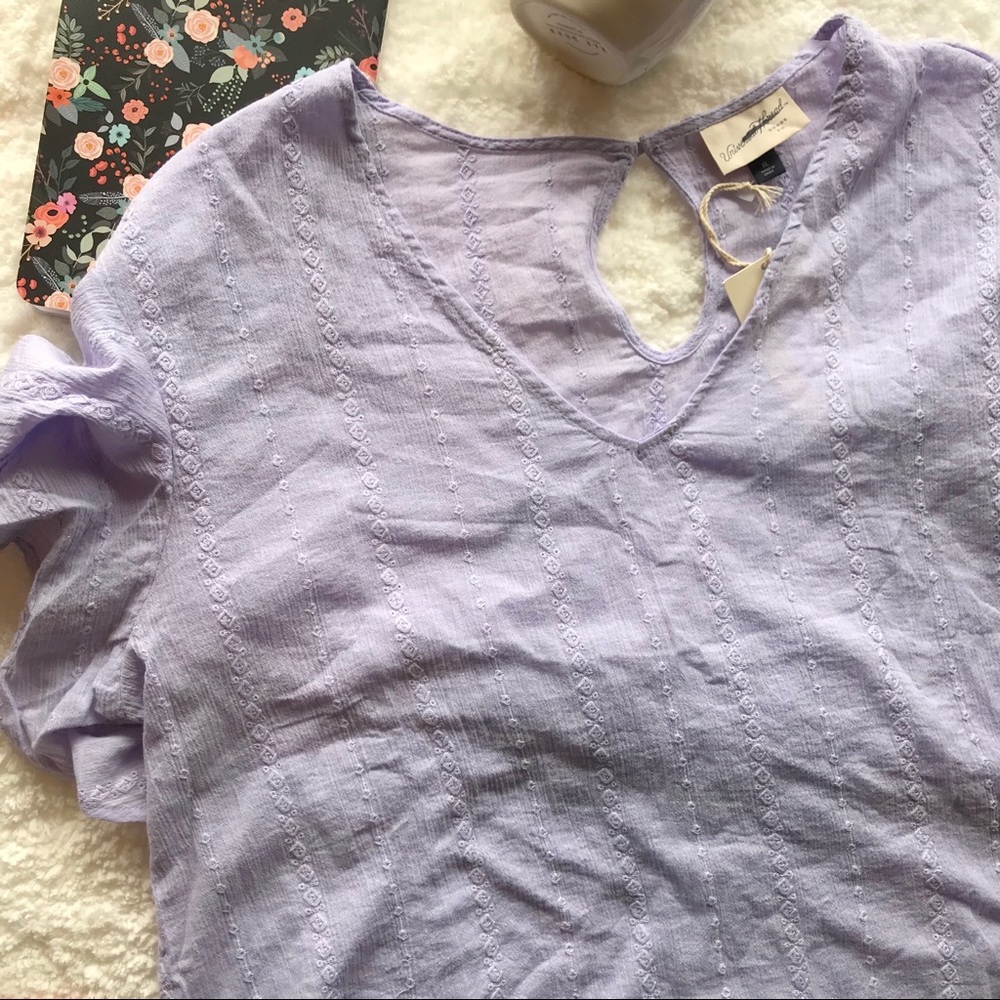 NWT - Ruffle Sleeve Top